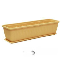 Балконный ящик АЛИЦИЯ 800мм с поддоном Белая Глина М3216(5)