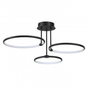 LUMION 6506/66CL LEDIO LN23 черный Люстра LED 66W 4188lm 2K-4K-6K пульт ДУ 220V URSULA