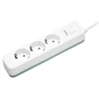 Perfeo Сетевой фильтр (удл.) POWER STREAM ПВС 3х0.8 3роз. 1,5м белый 2500Вт C3936