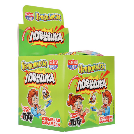 Взрывная карамель с игрушкой и татуировкой "Приколисты. Ловушка" 1г
