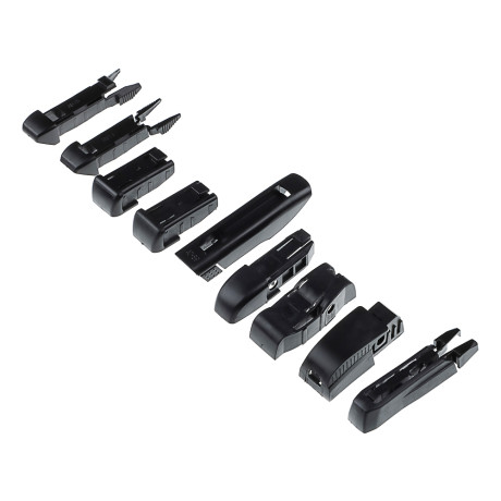 ЕРМАК Щетка стеклоочистителя бескаркасная UNIVERSAL 430мм/17'', 10 адаптеров