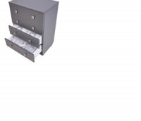 Комод Polini kids Simple c 4 ящиками, серый (мест 1)