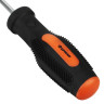 ЕРМАК Отвертка с противоскользящей ручкой SL5х100мм (-), CrV