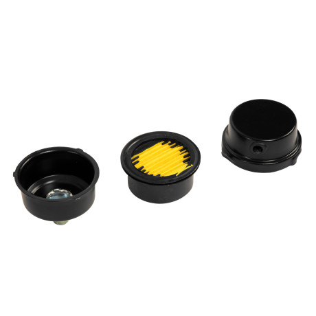 Компрессор безмасляный, малошумный DLS 2250/100, 2250 Вт, 3x750, 100 л, 410 л/мин блок управления/ Denzel