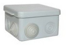 EKF коробка распр. КМР-030-014 с крышкой  наружн (100х100х55), 8 мембр. вводов IP54  plc-kmr-030-014