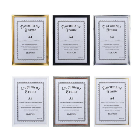 Фоторамка, A4 (21x29,7 см), пластик, 6 дизайнов
