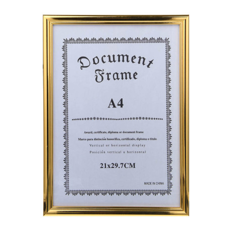 Фоторамка, A4 (21x29,7 см), пластик, 6 дизайнов