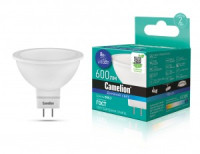 Camelion MR16 GU5.3 220V 8W(600lm 100°) 6500K 6K матов. 50x46 пластик LED8-S108/865/GU5.3