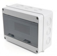 STEKKER бокс (корпус) пластик ЩРН-12 мод, навесной, опломбировка IP65 EBX50-1/12-65 39191