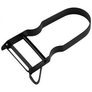 Овощечистка горизонт.лезвие 11*6,8см нерж сталь, черная CLASSICO NERO 105283 Mallony