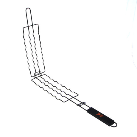 Решетка-гриль для сосисок тм GRILLBOOM, с антипригарным покрытием, 250гр, 49х9х4см