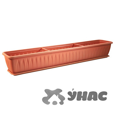 Балконный ящик АЛИЦИЯ 1000мм с поддонКОР М3218(10)