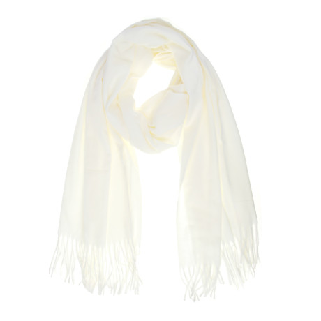 GALANTE Шарф 200x65см, 100% полиэстер, кремовый, СЗШ24-4