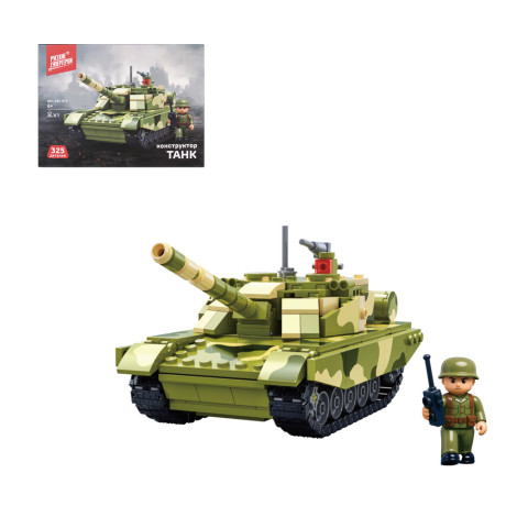 BY Русские Супергерои Конструктор "Танк", 325-412 дет., ABS, 20х15х8см, 2 дизайна