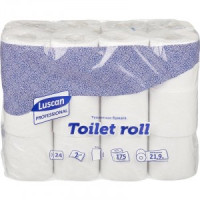 Бумага туалетная Luscan Professional 24рул/уп, 2сл бел втор втул 21,88м 175л 396249