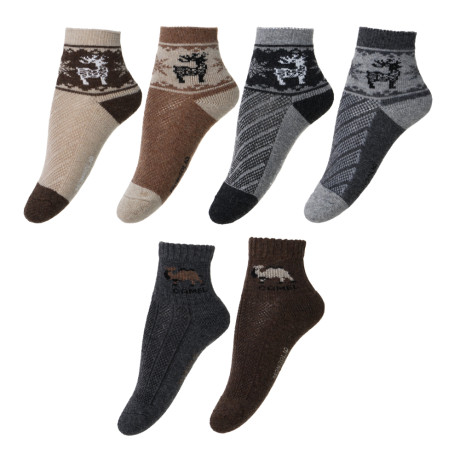 GALANTE Носки детские из монгольской шерсти, 47% овечья шерсть, 23% п/а, 25% п/э, 5% спан, р. 14-16,