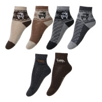 GALANTE Носки детские из монгольской шерсти, 47% овечья шерсть, 23% п/а, 25% п/э, 5% спан, р. 14-16,