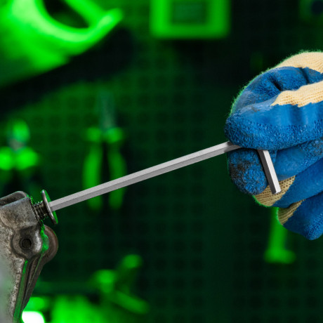 Набор ключей имбусовых, HEX, 2-12 мм, CrV, 9 шт., удлиненные Сибртех