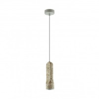 ODEON LIGHT 7010/1A L-VISION ODL25 св-к подвес св-к серый/камень IP20 LED 1x5W 3000K 220V PIETRA