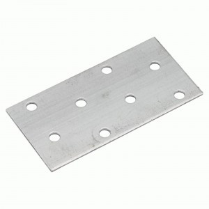 Пластина крепежная Кунгур 80*40*1,5 цинк (200,10)