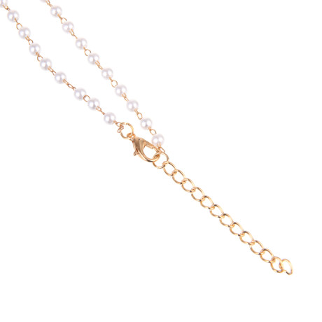 Ожерелье, бижутерия, пластик, сплав, БЖ-11