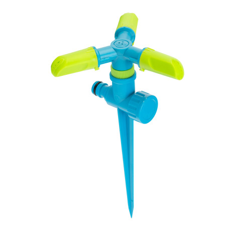 Разбрызгиватель вращающийся, 3 лопасти, на пике, ABS-пластик, LUXE Palisad