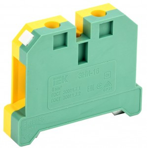 IEK зажим наборный ЗНИ-16PEN 16мм2 (JXB-земля)