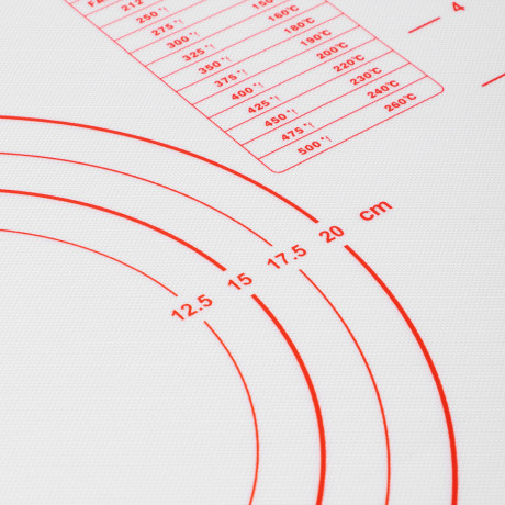 VETTA Коврик для раскатки теста с разметкой, 40x30см, силикон