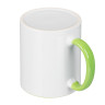 Кружка для сублимации 330мл, цвет зеленый, керамика