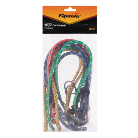 Паук багажный резиновый, 8 крюков Sparta