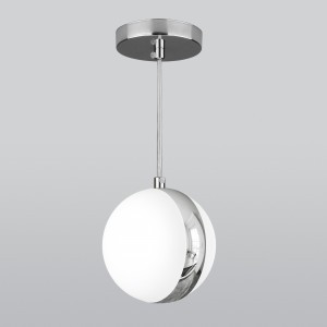Elektrostandard св-к подвесной 2x13W/2xGX53 шар 120x120x1070 белый/хром DLN050 GX53 a047808