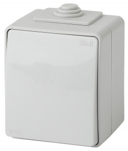 Эра Эксперт выкл. ОУ 10А серый IP65 (10/100/1600)