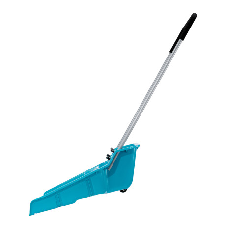 Скрепер-волокуша для уборки снега, полипропилен, колеса, 595х715х1445мм, рукоятка с ПВХ, LUXE Palisad