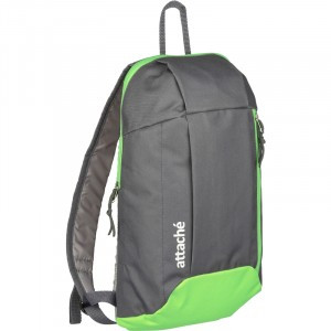 Рюкзак спортивный Attache серый-салатовый 755486