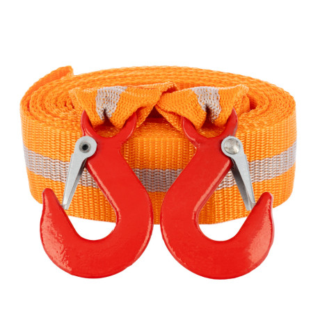 Трос буксировочный 3.5 т, 5 м, 2 крюка, пакет Stels