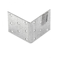 Крепежный уголок равносторонний 2 мм, KUR 60 x 60 x 50 мм Сибртех