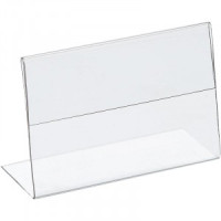 Ценникодержатель настольный для ценника 60х40, ПЭТ, 20 шт./уп. 416136