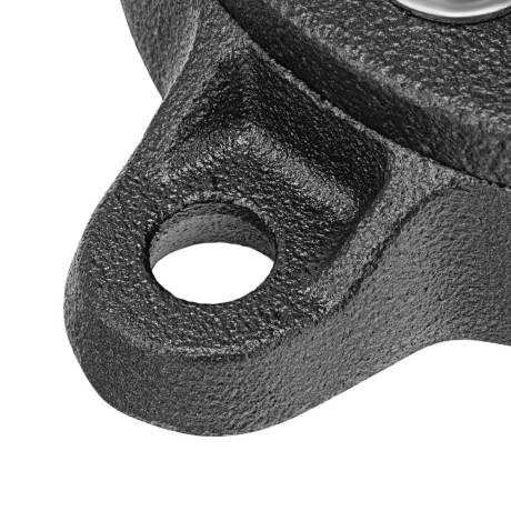 Тиски слесарные BVH-100, 100 мм, поворотные, стальная направляющая, с наковальней //Denzel