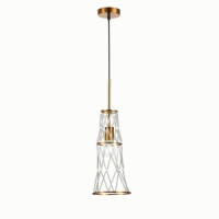 ST LUCE св-к подвесной 60W E27 180x1200 Золото/Золото, Прозр. IP20 SL1016.203.01