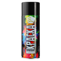 ЕРМАК Краска аэрозоль 400мл, черная, матовая 20(9001/4)