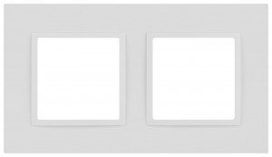ЭРА Elegance рамка Classic СУ 2 мест. белый матовый 14-5012-01М 65824