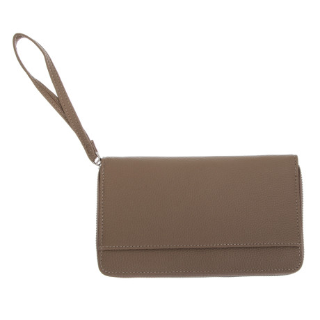 Портмоне-органайзер 20 отделений на молнии тм ЮL Diplomat, ПУ, металл, 19х11х2,5см, 3 цвета