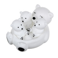 ИГРОЛЕНД Набор игрушек для купания, ПВХ, 4 предмета, 9x12x10см, 3 дизайна