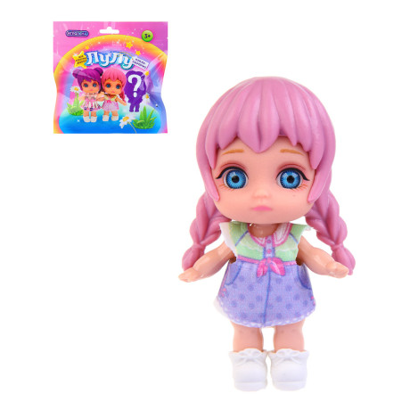 ИГРОЛЕНД Кукла-сюрприз "Лулу" коллекционная, 8 см, PVC, ABS, 14х4х14 см, 6 дизайнов