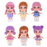 ИГРОЛЕНД Кукла-сюрприз "Лулу" коллекционная, 8 см, PVC, ABS, 14х4х14 см, 6 дизайнов