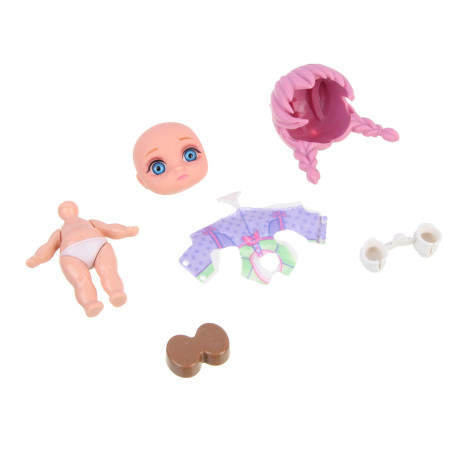 ИГРОЛЕНД Кукла-сюрприз "Лулу" коллекционная, 8 см, PVC, ABS, 14х4х14 см, 6 дизайнов