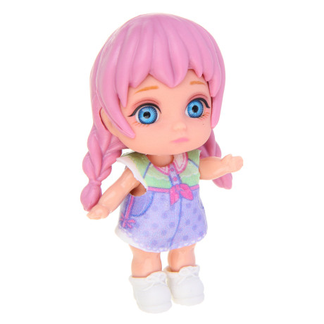 ИГРОЛЕНД Кукла-сюрприз "Лулу" коллекционная, 8 см, PVC, ABS, 14х4х14 см, 6 дизайнов