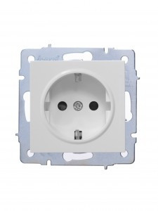 Lezard VESNA мех. роз. штор. СУ 16А бел (ПБТ, корп. ABS)  742-0288-124B