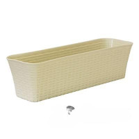 Балконный ящик РОТАНГ 600мм белый М3226 (10)