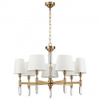 ODEON LIGHT 4894/7 MODERN ODL_EX22 117 бронз./белый/ткань Люстра E14 7x40W LONDON